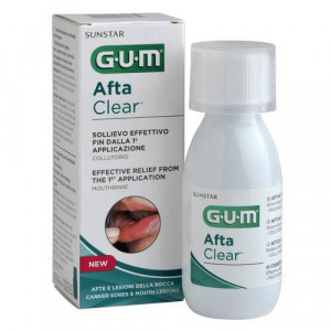 Aftaclear Rinse 120 ml | Collutorio afte e lesioni della bocca | GUM