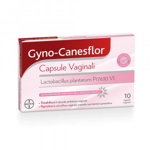 GYNOCANESFLOR | 10 Capsule Vaginali di Lactobacillus Plantarum