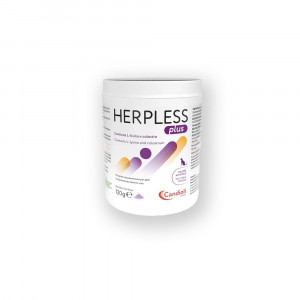 HERPLESS PLUS Polvere | Integratore contro l'Herpes Virus per GATTI 120 g | CANDIOLI    