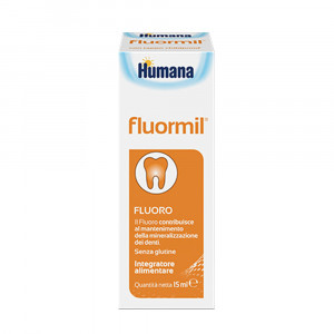 FLUORMIL 15 ml | Integratore a base di fluoro | HUMANA