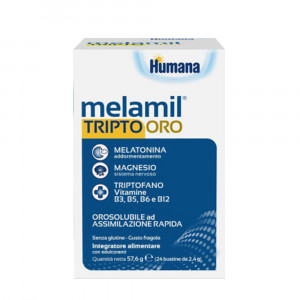 Melamil Tripto Oro | Integratore con melatonina | HUMANA