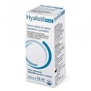 Hyalistil PLUS 10 ml | Gocce oculari riparatrici e protettive | HYALISTIL