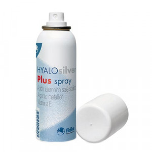 HYALOSILVER PLUS SPRAY 125ml | Spray acido ialuronico riparatore scottature e lesioni | FIDIA