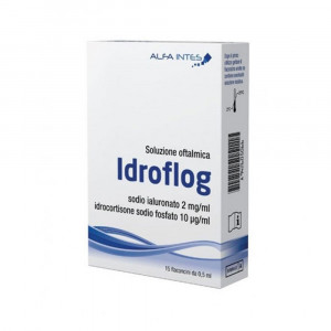 IDROFLOG 15 Flaconcini monodose 0,5 ml | Soluzione Oftalmica | ALFA INTES