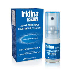 SPRAY Occhi secchi e stanchi 10 ml | Soluzione oftalmica idratante e lubrificante | IRIDINA 