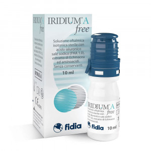 Iridium A Free 10 ml | Soluzione oftalmica idratante e lubrificante | IRIDIUM