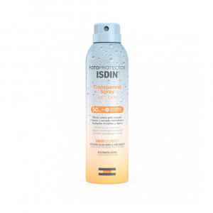 Transparent Spray Wet Skin Spf 50 | Spray solare trasparente 250 ml | ISDIN Fotoprotector