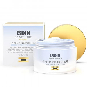 Hyaluronic Moisture Normal to Dry 50 g | Trattamento idratante pelli normali e secche | ISDIN Isdinceutics