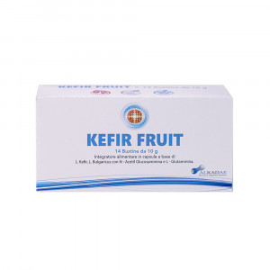 KEFIR FRUIT 14 Buste | Integratore di Lattobacilli, Glucosamina e Glutamina | ALKADAE