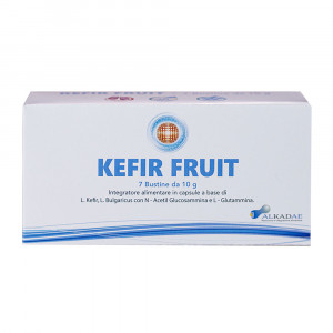 KEFIR FRUIT 7 Buste | Integratore di Lattobacilli, Glucosamina e Glutammina | ALKADAE