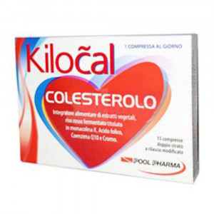 Kilocal colesterolo | Integratore 30 compresse | Pool Pharma