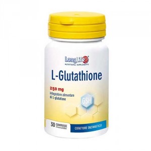L-Glutathione 30 cpr 250 mg | Integratore Antiossidante | LONGLIFE