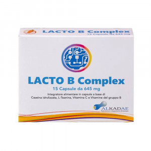 LACTO B COMPLEX 15 Capsule | Integratore Benessere Psico-fisico | ALKADAE