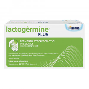 LACTOGERMINE PLUS 10 flaconcini | Fermenti lattici probiotici | HUMANA