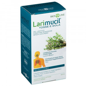 Larimucil Tosse e Gola 12 bustine 10 ml | Gel lenitivo monodose | BIOS LINE