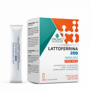 Lattoferrina 200 mg Immuno 30 Stick | Integratore difese naturali | PROMOPHARMA