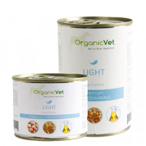 LIGHT 200 o 400 g | Cibo umido dietetico pollo e riso per CANI | ORGANIC VET