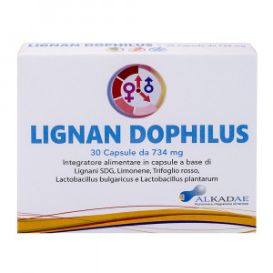 LIGNAN DOPHILUS  30 Capsule | Integratore Sindrome premestruale e Menopausa | ALKADAE