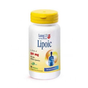 LIPOIC 300 mg 60 Capsule | Integratore di Acido Alfa-Lipoico | LONGLIFE