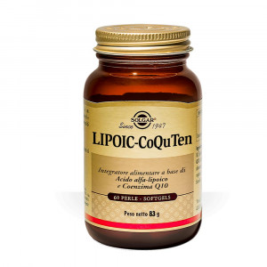 Lipoic CoQuTen 60 Perle | Coenzima 10 e Acido Alfa Lipoico | SOLGAR