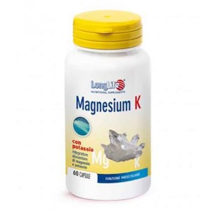 MAGNESIUM K 60 Capsule | Integratore di Magnesio e Potassio | LONGLIFE