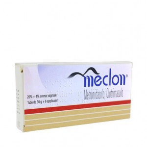 MECLON | Crema vaginale 30 g 20% + 4% con 6 Applicatori 