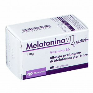 Melatonina Viti retard 60 cpr | Integratore di melatonina e vitamina B6 | VITI