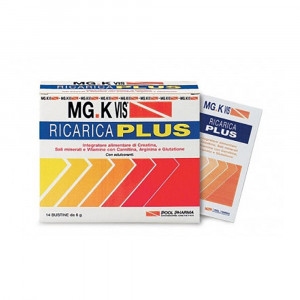 Mgk Vis Ricarica Plus 14 bustine | Integratore Tonico Energetico | MGK VIS