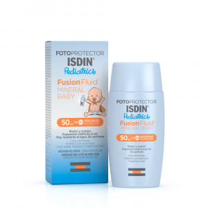 Mineral Baby Fusion Fluid Spf 50+ | 100% filtri minerali 50 ml | ISDIN Fotoprotector Pediatrics