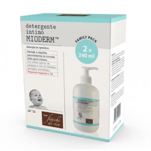 MIODERM BIPACK 2x240 ml | Detergente intimo baby | FIOCCHI DI RISO
