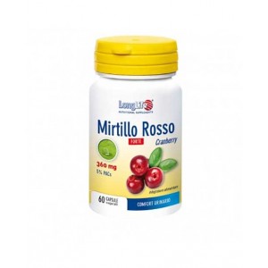 MIRTILLO ROSSO FORTE 60 cps | Integratore Vie Urinarie | LONGLIFE