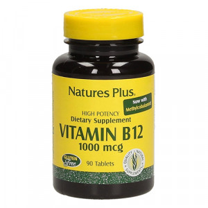 VITAMIN B12 1000 MCG 90 tavolette | Integratore vitaminico | NATURE'S PLUS