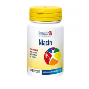 Niacin 100 cpr | Integratore di vitamina B3 | LONGLIFE