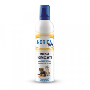 Norica Pet Mousse | Mousse Igienizzante cane e gatto 400 ml | NORICA
