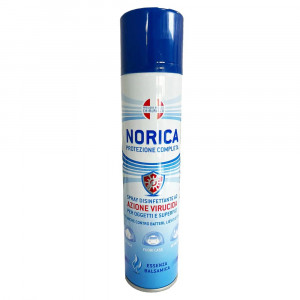 Protezione completa essenza balsamica 300 ml | Spray disinfettante oggetti e superfici | NORICA
