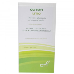 OLITOTI Litio | Soluzione omeopatica 20 fiale da 2 ml | OTI