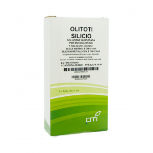 OLITOTI Silicio | Soluzione omeopatica 20 fiale da 2 ml | OTI