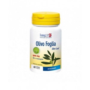OLIVO FOGLIA 500 mg 60 cps | Integratore Antiossidante | LONGLIFE