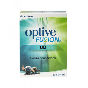 FUSION UD 30 Flaconcini 0,4 m | Collirio lubrificante oculare | OPTIVE 