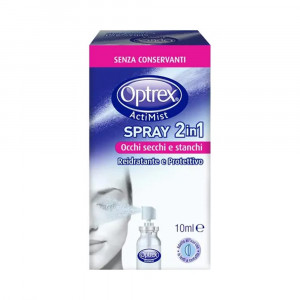 ACTIMIST Spray 2in1 - 10 ml | Collirio in spray per occhi secchi e stanchi | OPTREX 