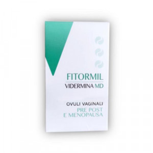 FITORMIL MD Ovuli Vaginali 10 Pezzi | Trattamento lubrificante ed emolliente | VIDERMINA
