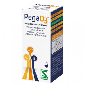 PegaD3 gocce 20 ml | Integratore vitamina D3 vegetale | PEGASO