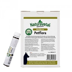 PETFLORA | Integratore Flora batterica sana 25 ml | NATURAVETAL - Canis Plus