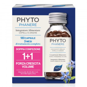 Phyto Phytophanere promo 1+1 | Integratore forza crescita e volume capelli | PHYTO