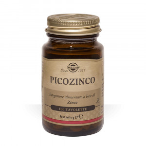 Picozinco 100 tav | Integratore con Zinco Picolinato | SOLGAR