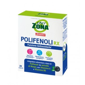 POLIFENOLI RX | Integratore Funzione Antiossidante 24 capsule | ENERZONA 
