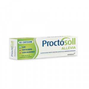 Proctosoll Allevia Gel 40 ml | Crema emorroidi senza cortisone | PROCTOSOLL