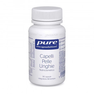 Capelli Pelle Unghie 90 cps | integratore di biotina e vitamina C | PURE ENCAPSULATIONS