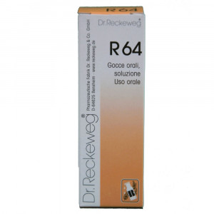 R64 | Gocce omeopatiche 22 ml | DR.RECKEWEG