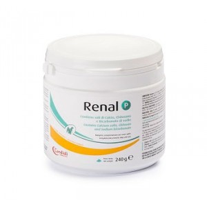 RENAL P Polvere | Mangime Complementare Funzione Renale CANI e GATTI 240 g | CANDIOLI